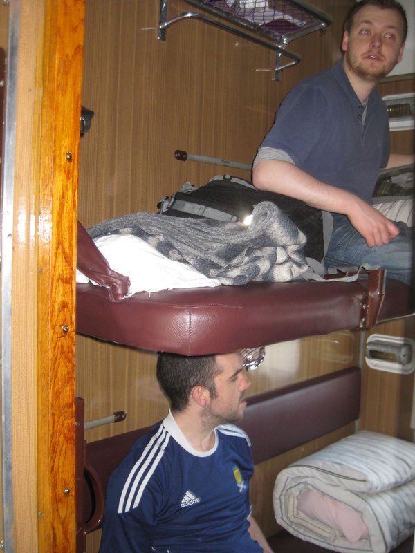 Steve & Craig in the cabin 2