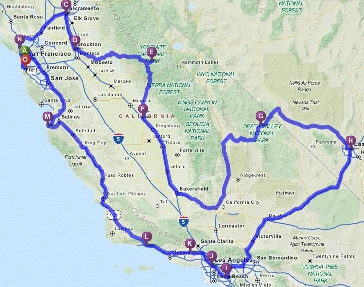 the Route