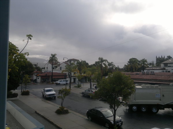 view from days inn Santa Barbara
