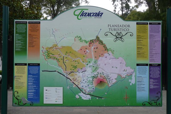 Tourism Map of Tlaxcala