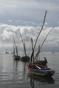 Dow's by die vissers nedersetting in Maputo