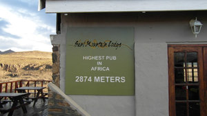 Sani Top. The highest pub. 