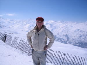 On top of the French Alps