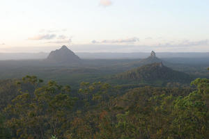 Mt Beerwah and Mt Coonowrin