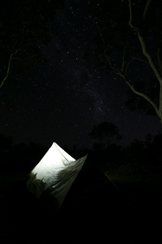 Day 18 - Camping under the Southern Cross.