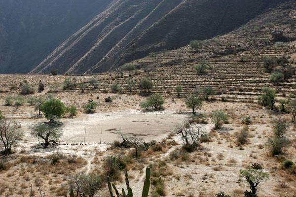 Incan soccer field