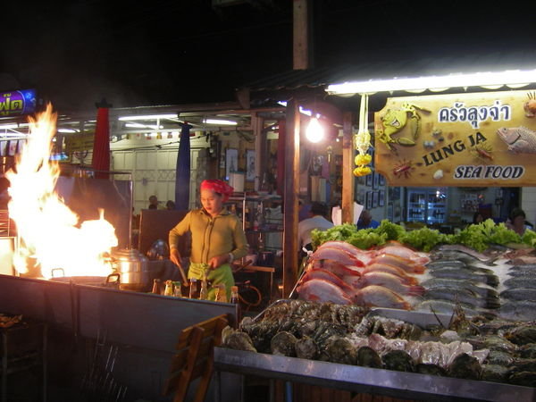 Cooking at the Night Market