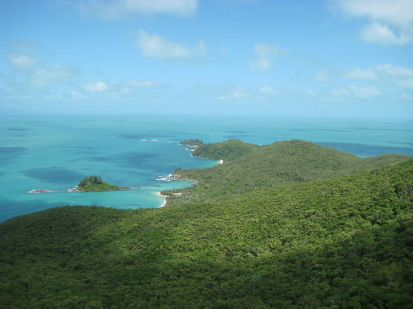View from the top of the island