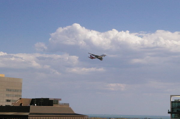 Qantas flyover