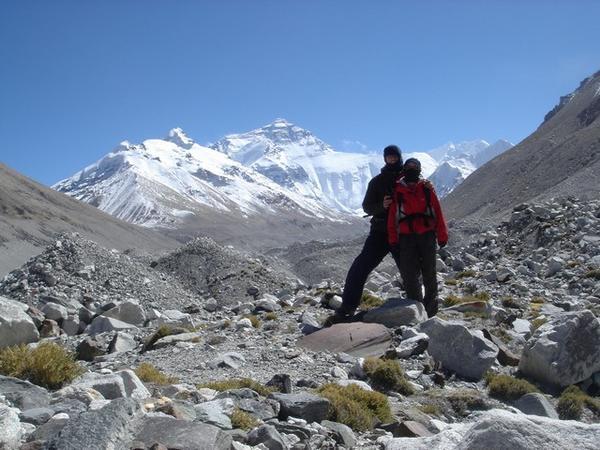 Everest North Face from Base camp