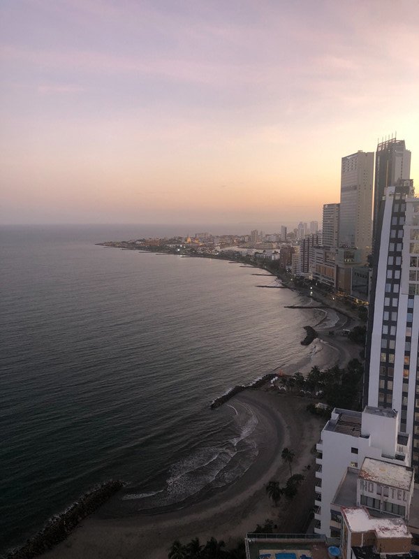 Sunrise in Cartagena
