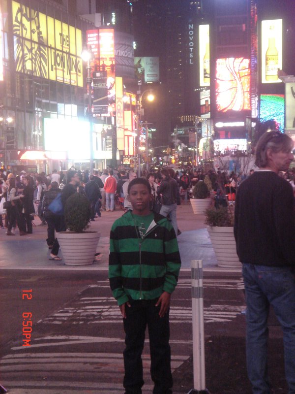 Alonzo in Times Square