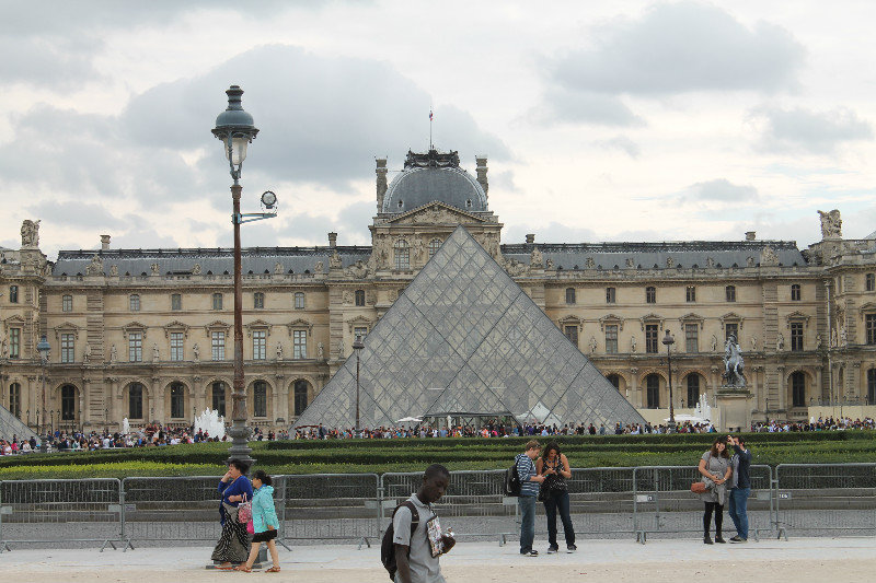 Front View of the Louvre
