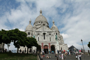 Beautiful day to visit the Sacre-Coeur