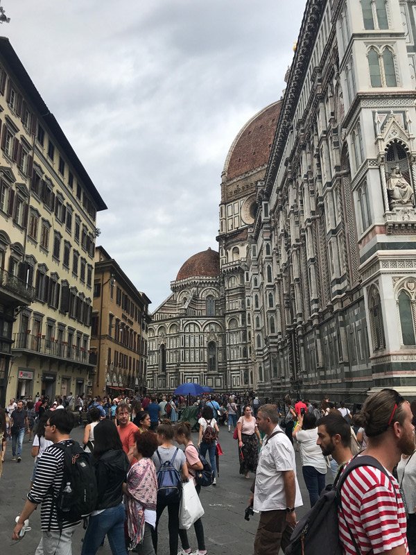 Busy streets of Florence