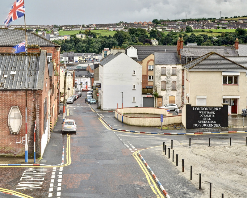 Loyalist neighborhood in Derry 