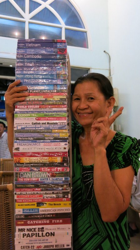 Street side book seller