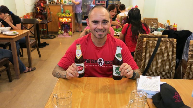 Saigon Red & Saigon Green beer