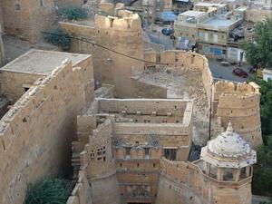 Part of Jaisalmer fort gate