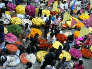 Flowers at market