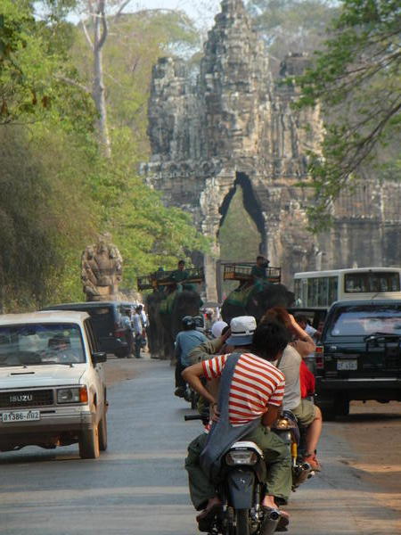 Heading into Angkor Thom
