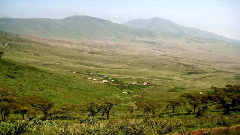 Outskirts of the Ngorongoro Conservation area.