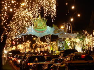 bright lights of Bangkok
