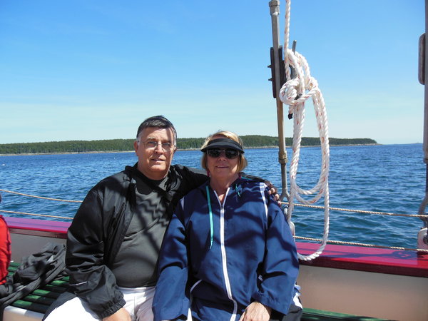 Sally and I on the Margaret Todd