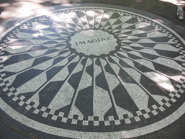 'Imagine' Mosaic - Central Park