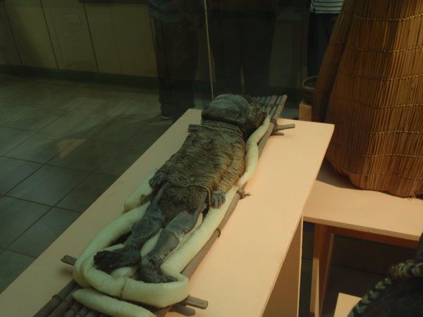 Baby Mummy at the museum