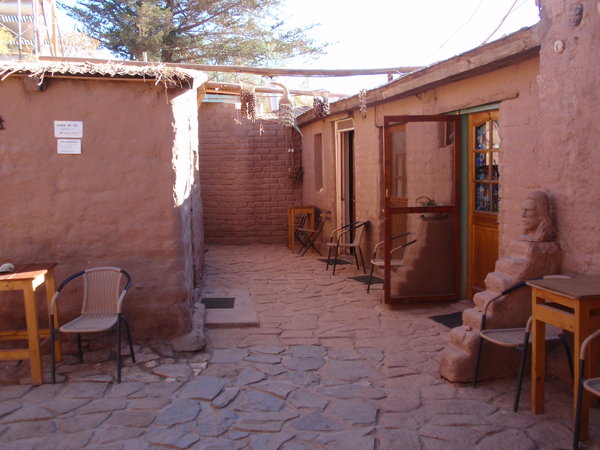 Courtyard of Hostal Sonchek