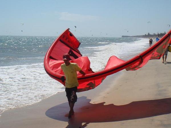 Kite surfing in Mui Ne