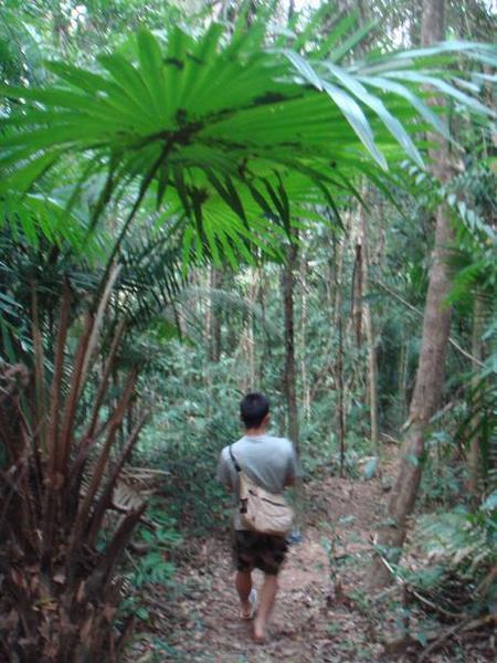 Our guide in the jungle