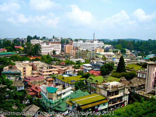Shillong City View from White Orchid Shillong