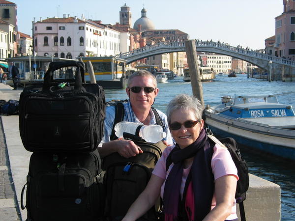 Us at the Venezia statzione