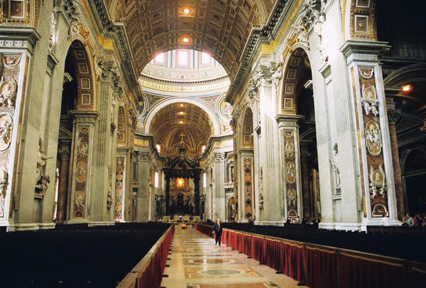 Main aisle of San Pietro