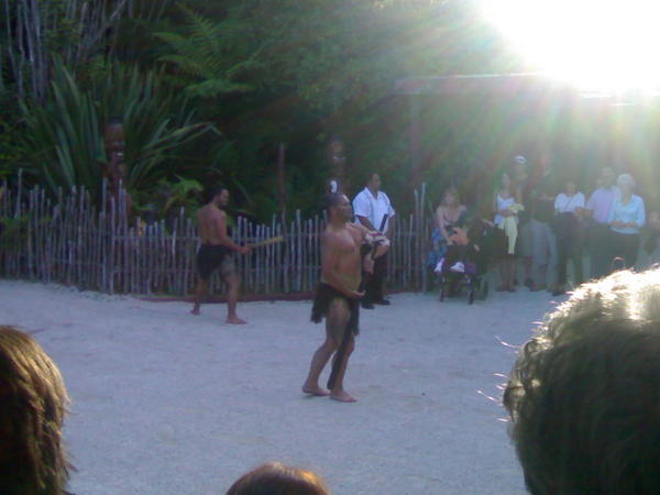 A traditional Maori welcome
