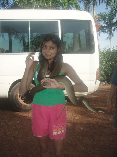 Jess and the snake