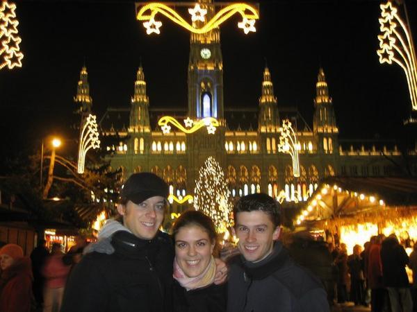 Rathaus Christmas lights