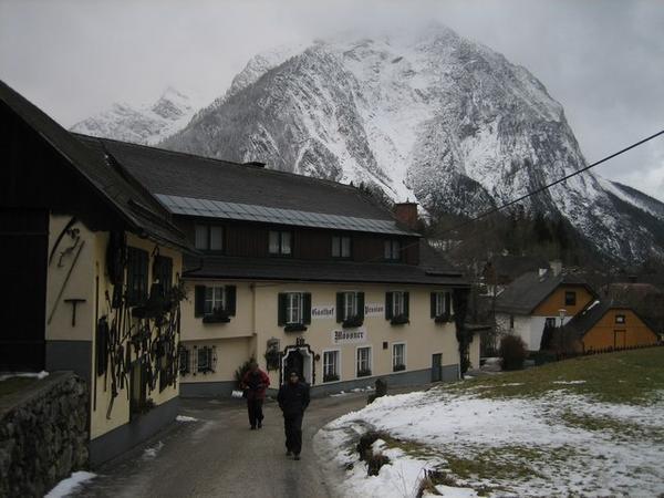 A hotel in the village
