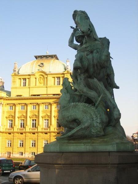 The slaying of a Dragon, Zagreb