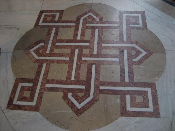Floor Mosaic in the Palace of Parliament