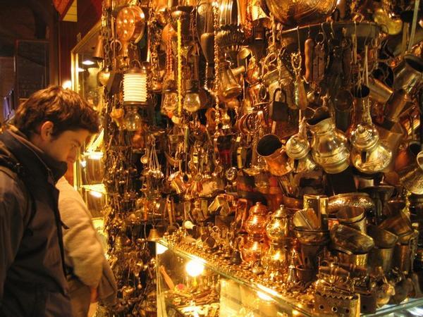 Browing at a copper-smith's store, in the Grand Bazaar | Photo