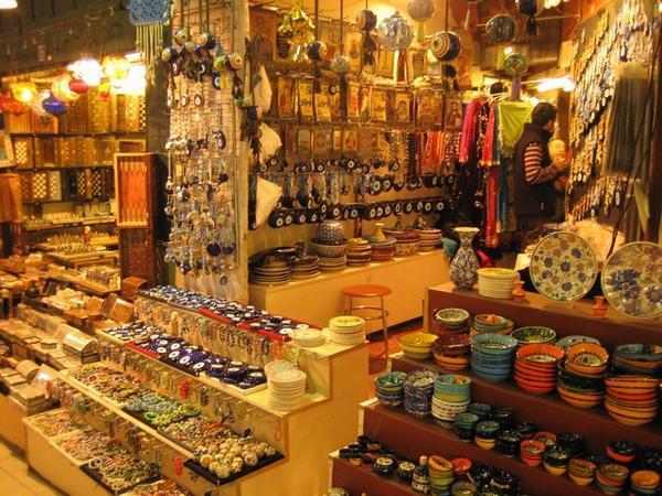 One of the multitudinous shops in the Grand Bazaar.