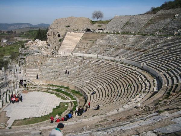 Another shot of Ephesus' arena, where the Apostle Paul once addressed the crowds