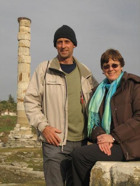 Colin & I at the Temple of Artemis