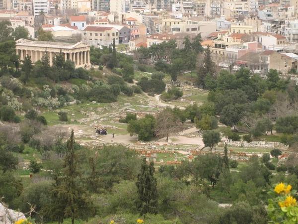 The Ancient Agora at the foot of the Acropolis