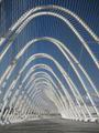 Arched  walkway at the Olympic Stadium