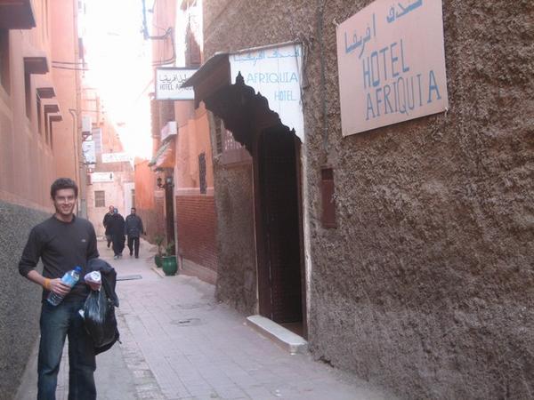 Hotel Afriquia in the Medina, Marrakesh