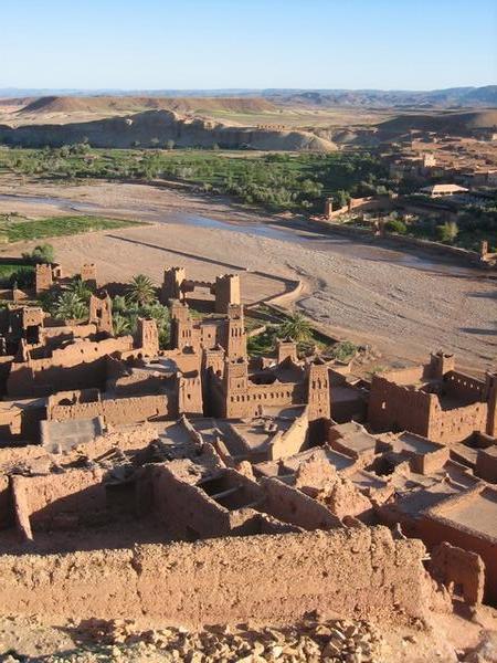 View from the top of Ait Ben Haddou